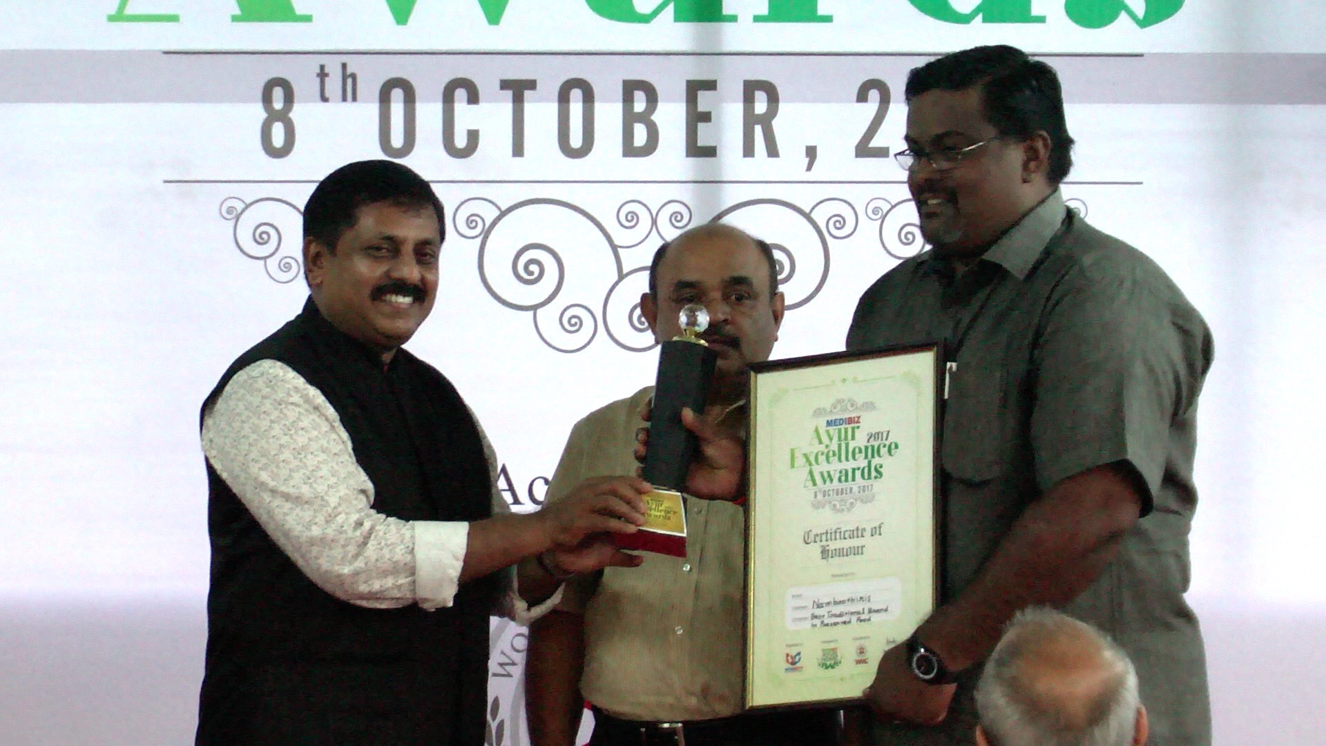 Medibiz Ayur Excellence Award -Best traditional brand in Preserved food -Namboothiris