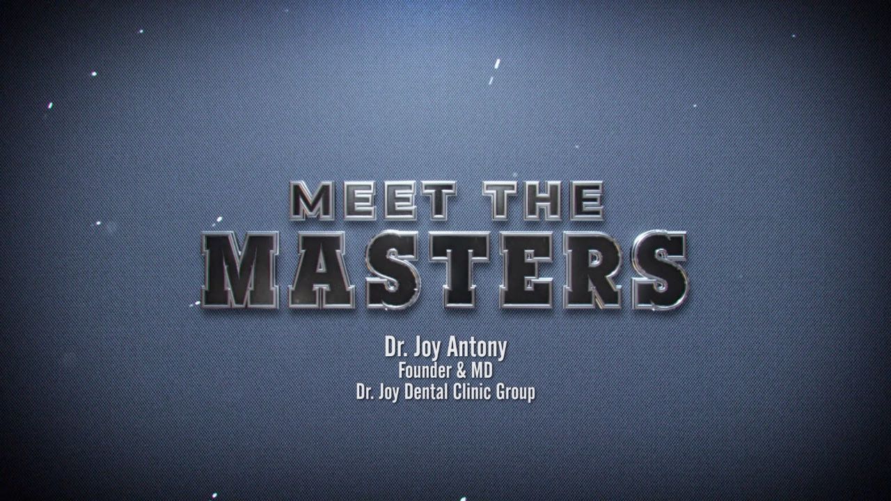 Meet The Masters - Dr. Joy Antony