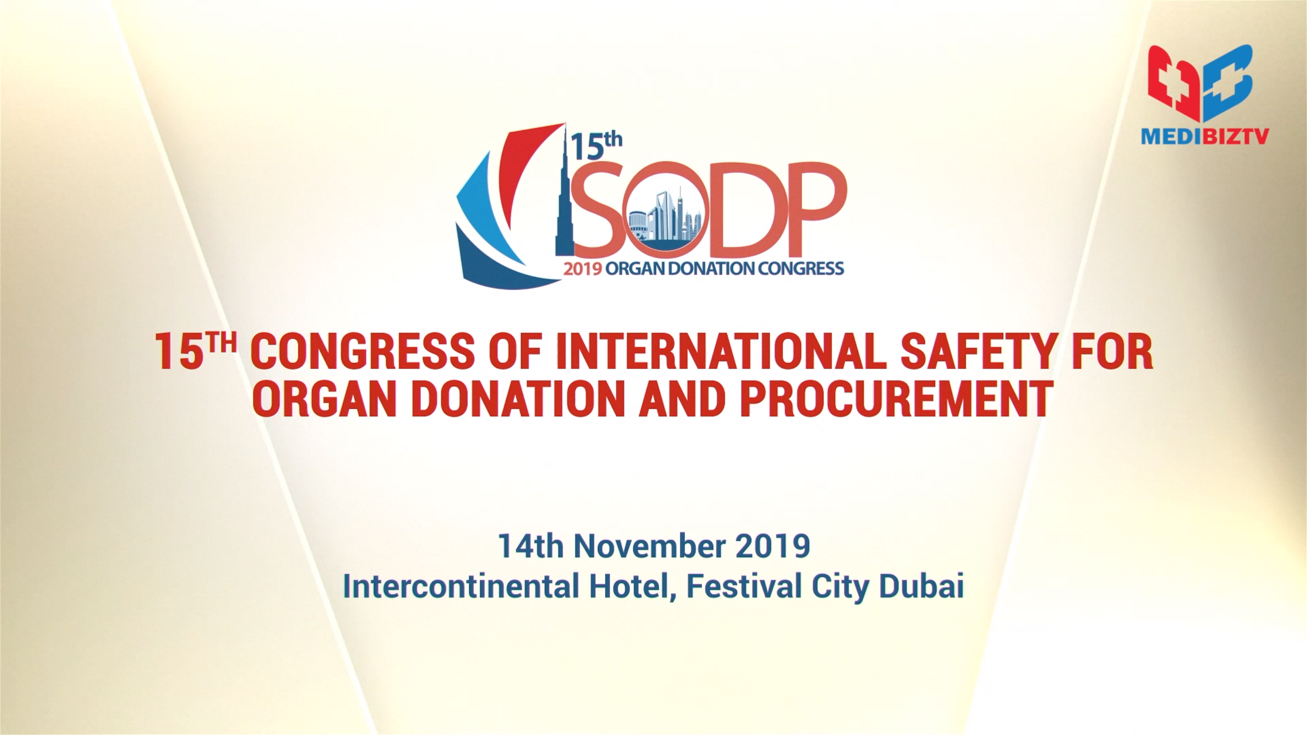 15th Congress of International Safety for Organ Donation and Procurement
